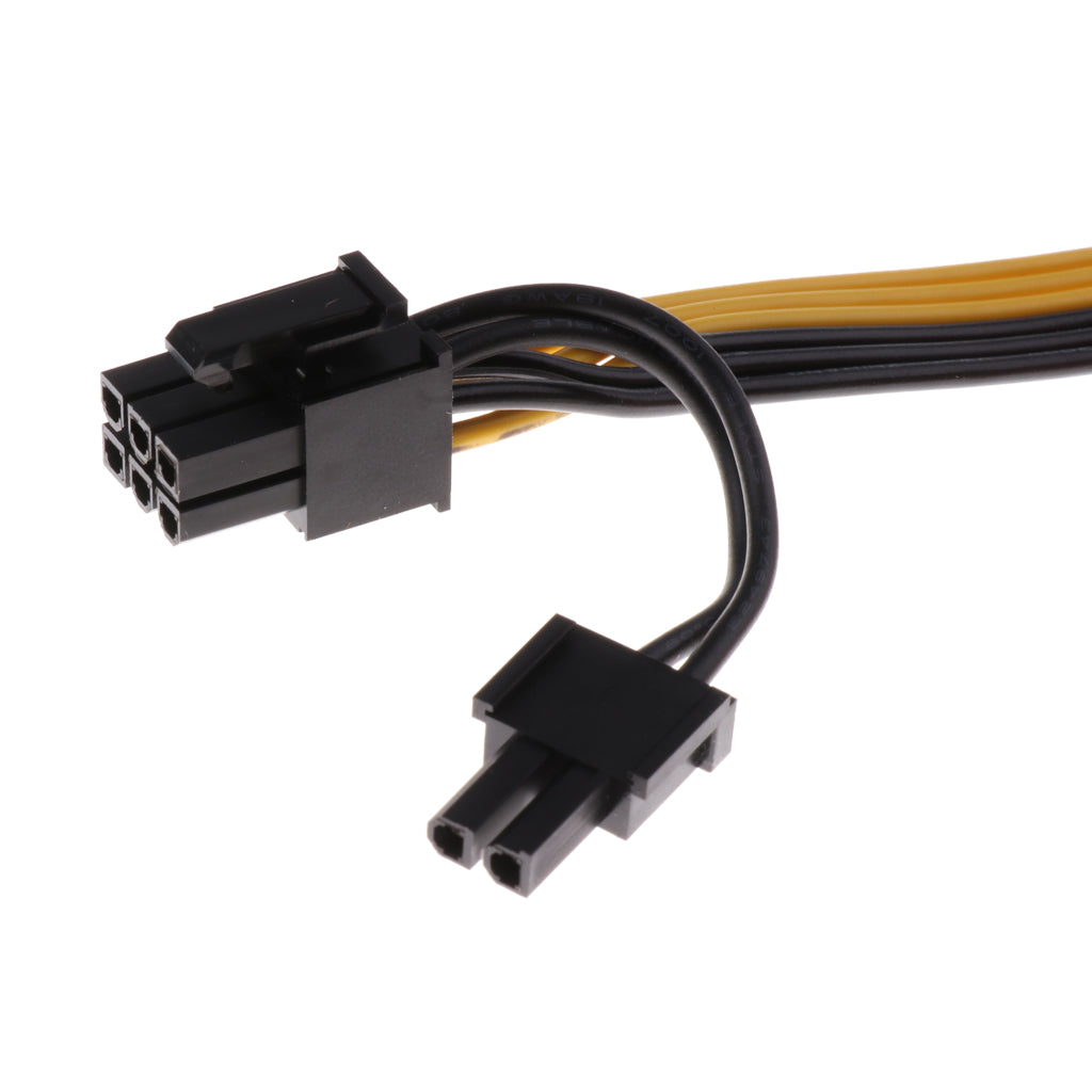 CPU 8-Pin to PCI-E Dual 6+2Pin Power Supply Extension Cable for Graphic Card