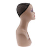 Female Manikin Mannequin Head Model Wearing Makeup Display Stand for Wigs Hats Scarfs Jewelry Holder,Skin