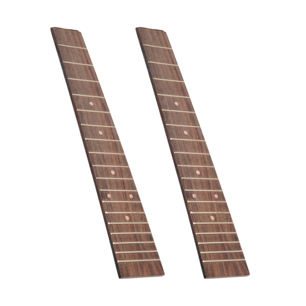 18 Fret Guitar Fingerboard Fretboard 26 inch Ukulele Replacement Accessory w/ Inlay Dot for Guitar Luthier