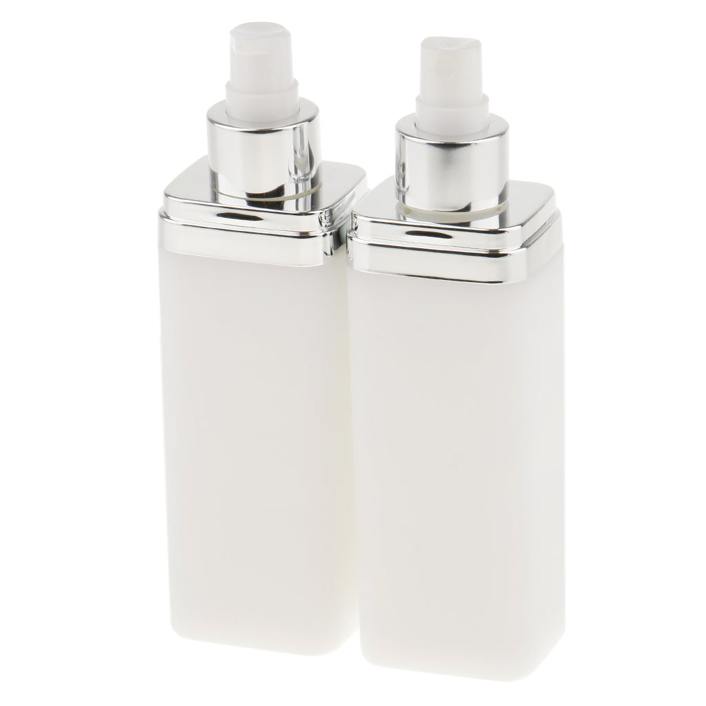 120ml Empty Cream Lotion Airless Pump Bottle + Perfume Essential Oil Sprayer