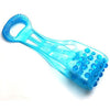 Shower Back Scrubber Massager & Foot Exfoliating Cleaner Tool Set For Men Women - Blue