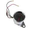 Universal Silver Metal Motorcycle Tachometer Gauge 0-13000 RPM