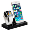 Docking Charger Station Stand Cradle For iPhone 5c 5s 6 6s Apple Watch Black