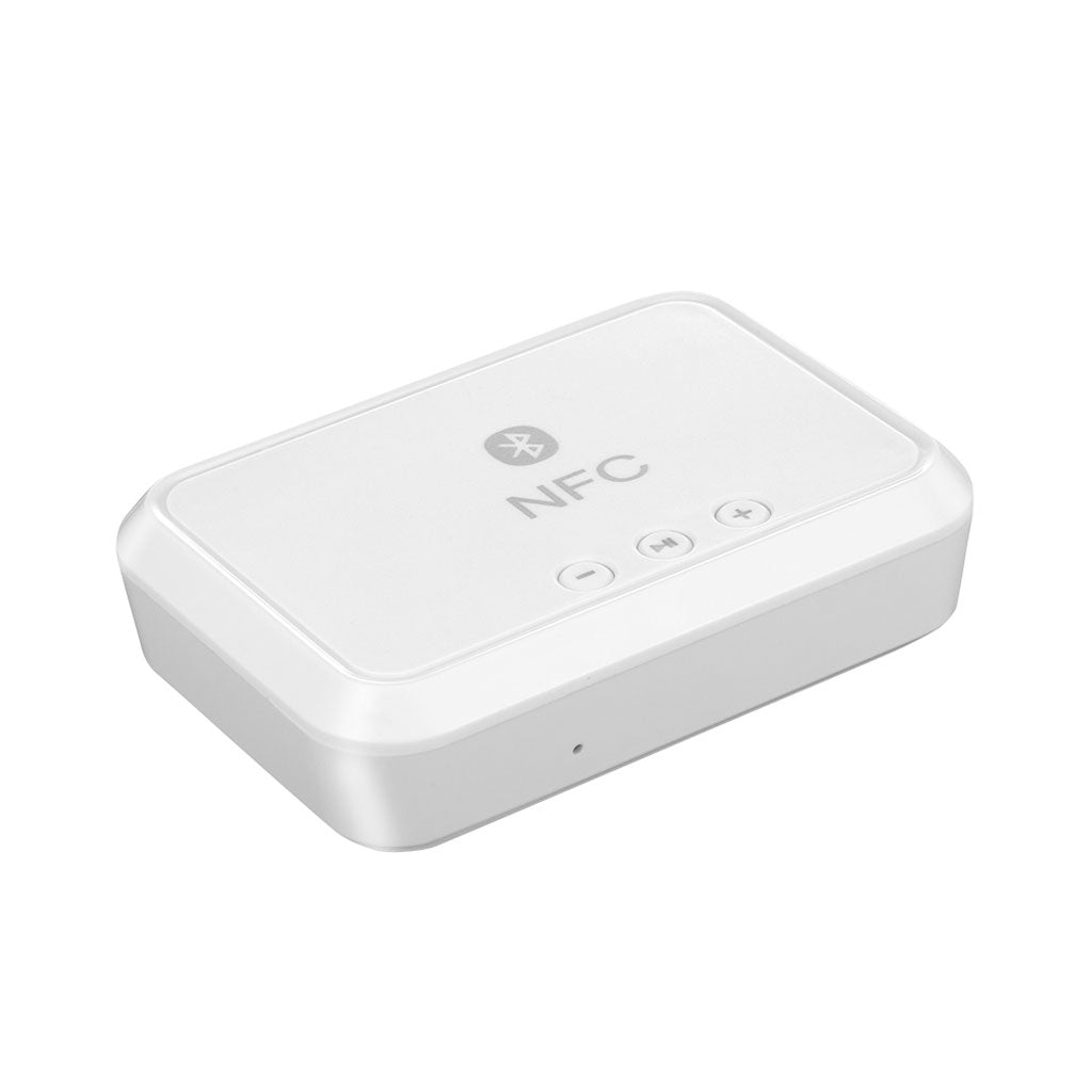 Wireless Bluetooth 4.1 3.5mm NFC Stereo Audio Music Receiver Adapter White