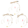 Professional Ear Hook Wired Headset / Headworn Microphone Skin Color 3Pin