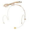 Professional Ear Hook Wired Headset / Headworn Microphone Skin Color 3Pin