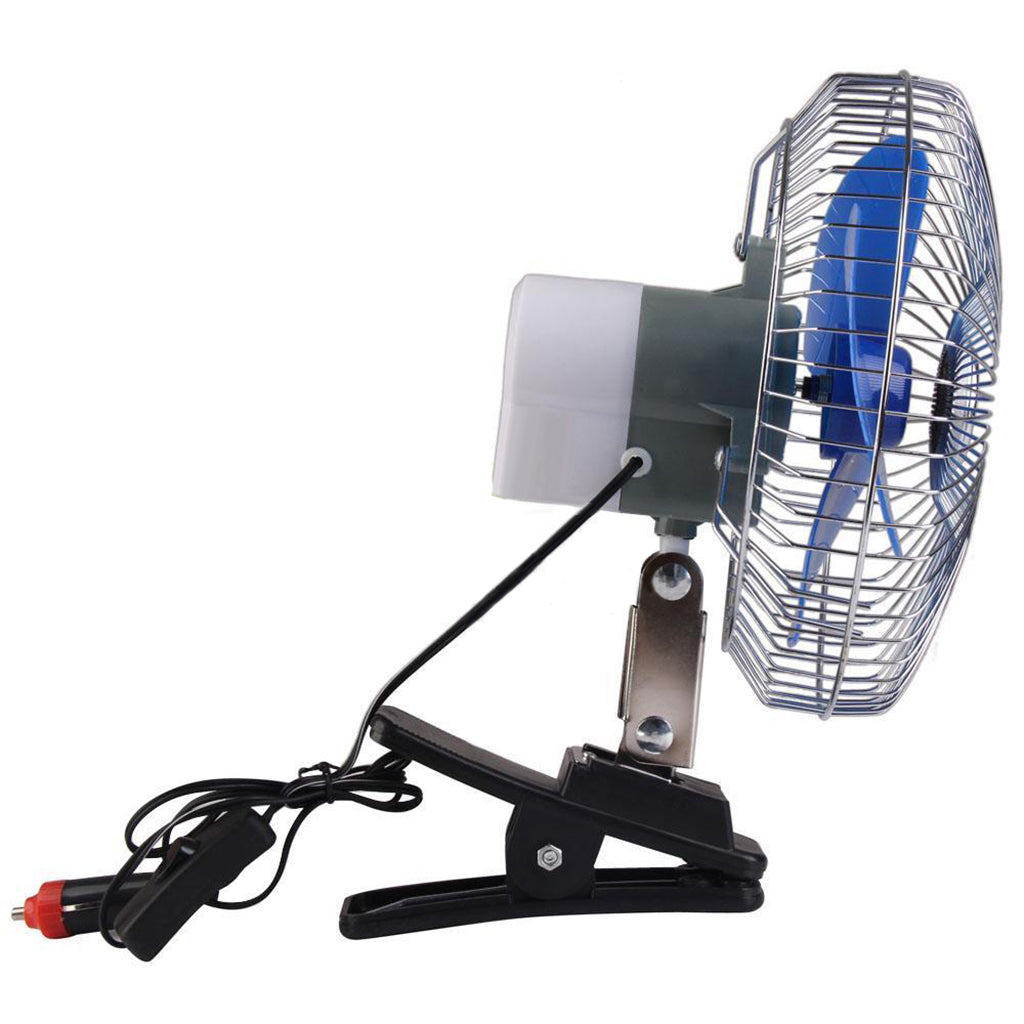 Mini Ocillating Cooling Clip Air Fan Portable for Truck Car Vehicle-12V