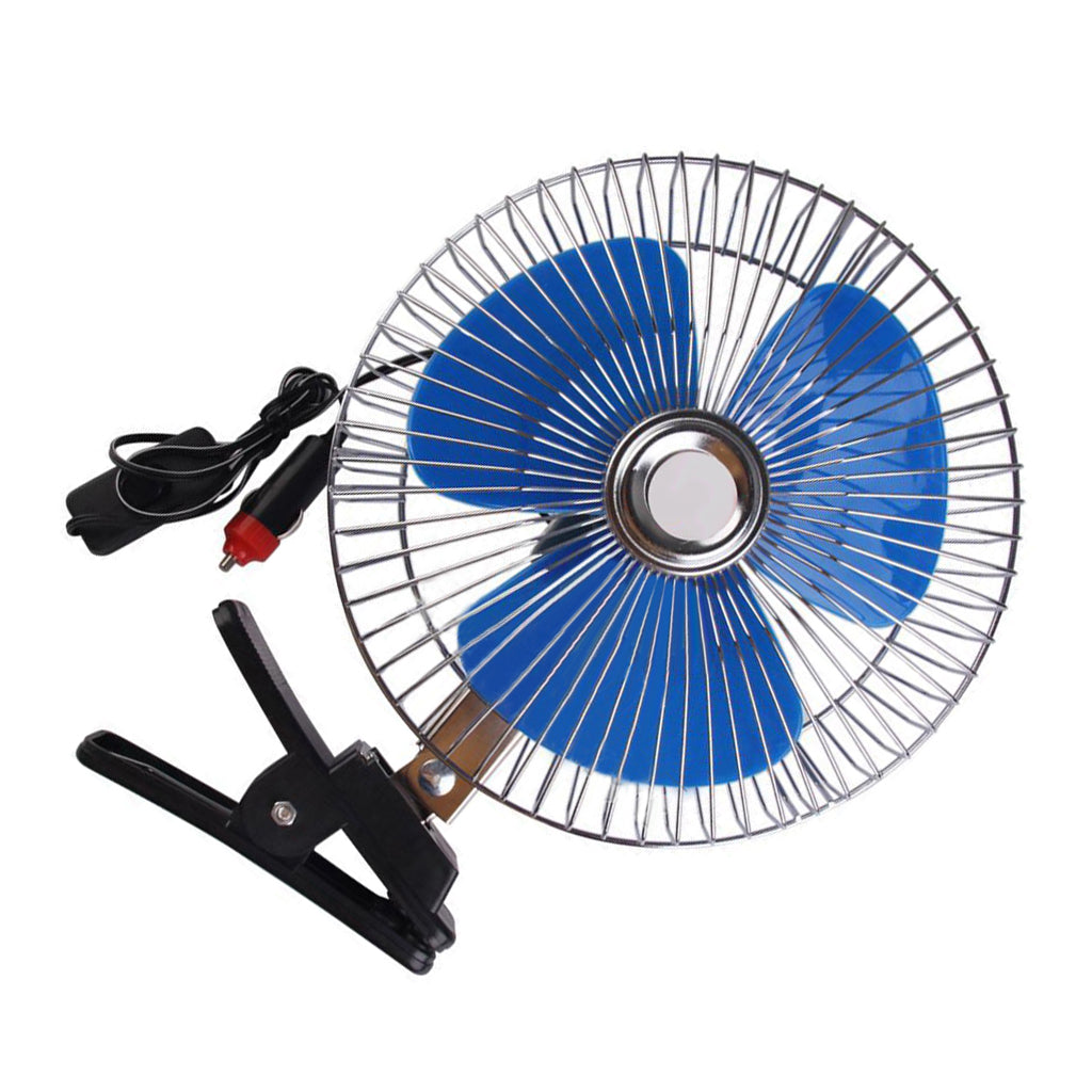 Mini Ocillating Cooling Clip Air Fan Portable for Truck Car Vehicle-12V