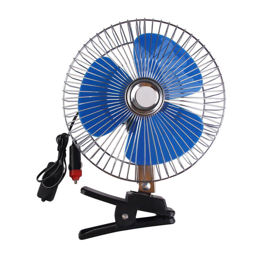 Mini Ocillating Cooling Clip Air Fan Portable for Truck Car Vehicle-12V