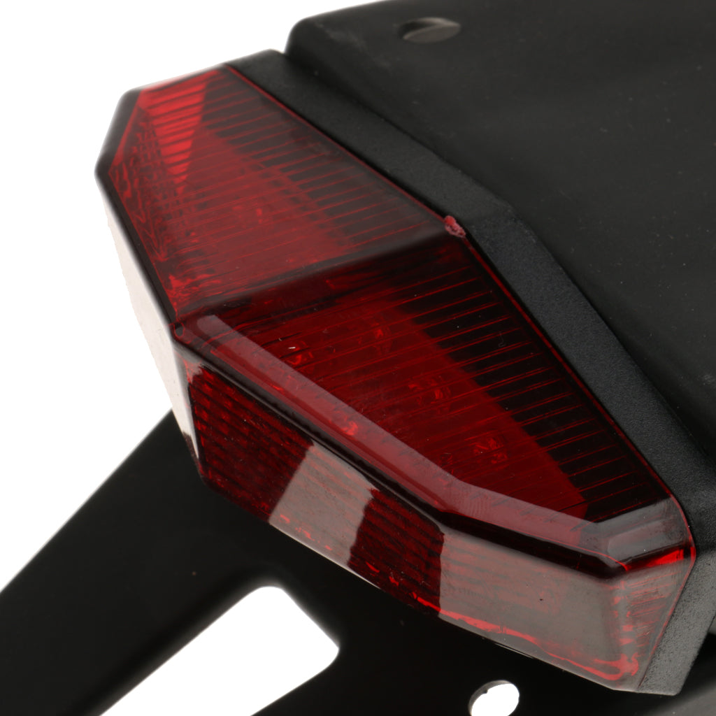 Motorcycle Motocross LED Rear Tail Light  Red