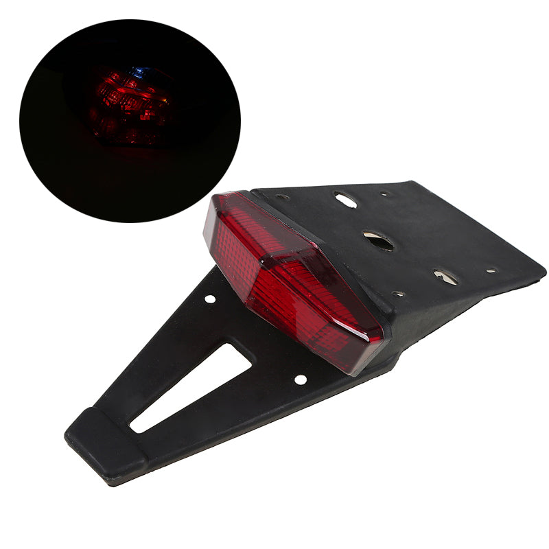 Motorcycle Motocross LED Rear Tail Light  Red