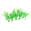 10pcs Artificial Aquatic Plant Plastic Grass Fish Tank Aquarium Decor-Green