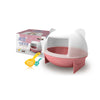 Mouse Hamster Gerbille Pet Bathroom Bath Cage Box Hamster Toy Toilet Pink