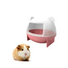 Mouse Hamster Gerbille Pet Bathroom Bath Cage Box Hamster Toy Toilet Pink