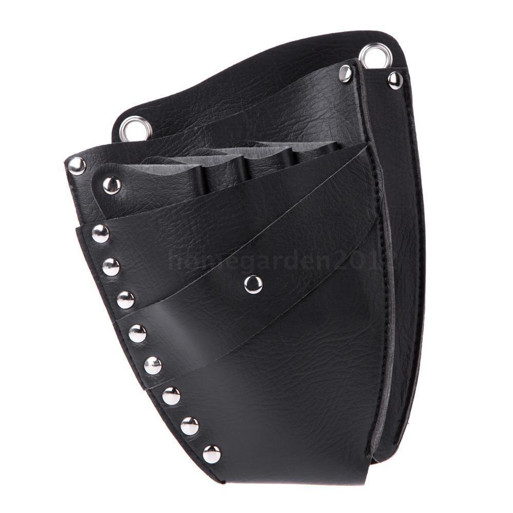 Hair Cutting & Thinning Scissors Hairdressing Case Holster Bag PU Leather