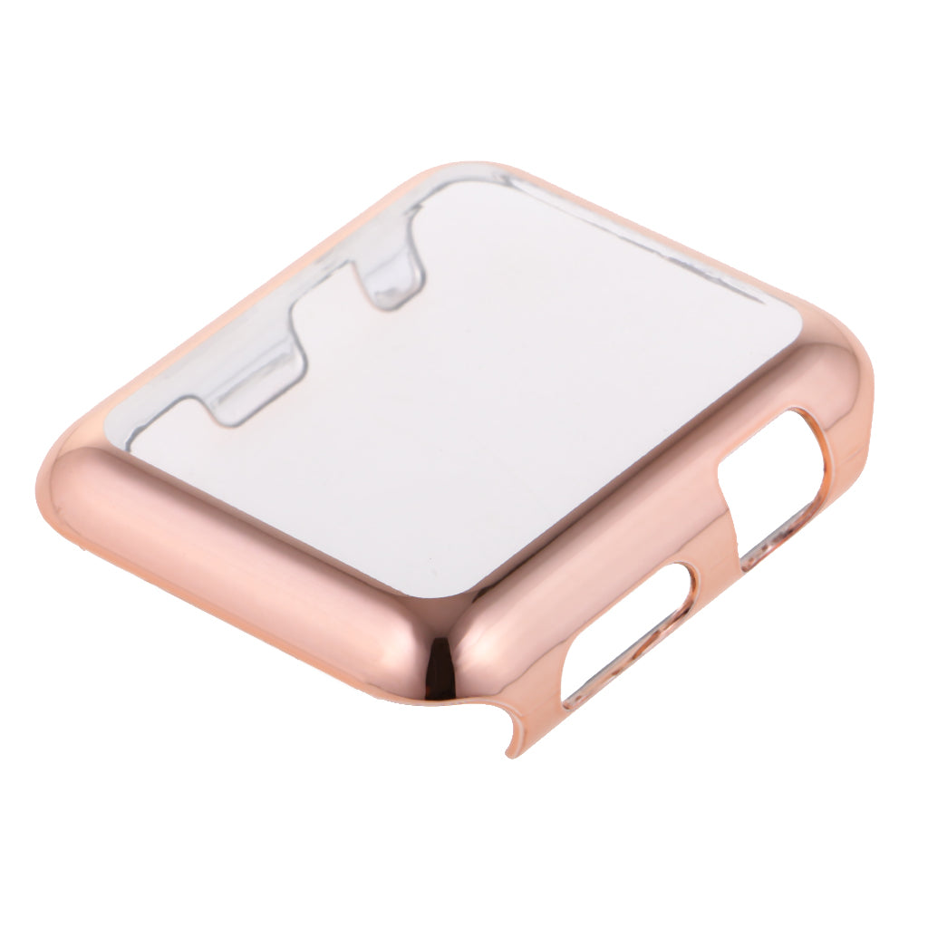 Plastic Case Protector Cover For Apple Watch Series 2 iWatch 42mm Rose Gold