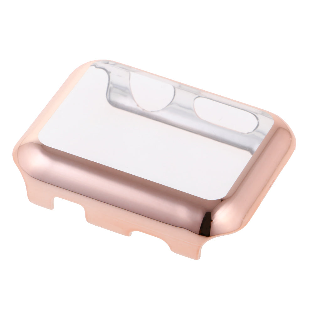 Plastic Case Protector Cover For Apple Watch Series 2 iWatch 42mm Rose Gold