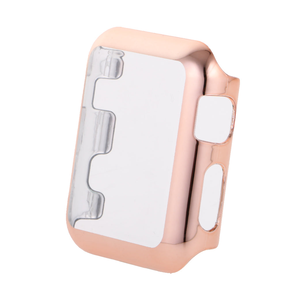 Plastic Case Protector Cover For Apple Watch Series 2 iWatch 42mm Rose Gold