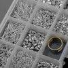 Jewelry Making Starter Kit Tool Findings Components Storage Box Grey