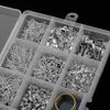 Jewelry Making Starter Kit Tool Findings Components Storage Box Grey