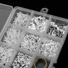 Jewelry Making Starter Kit Tool Findings Components Storage Box Silver