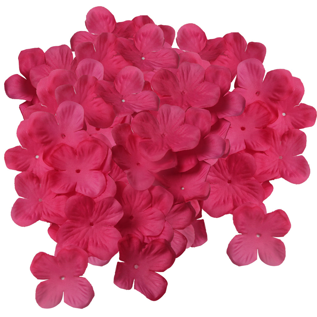 500pcs Artificial Rose Flower Petals for DIY Hair Bow Dress Craft  Rose red