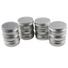 lot 12 Aluminum Round Screw Lid Cosmetic Lip Balm Tins Container 60g (2oz)