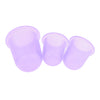 6 Piece Silicone Anti Cellulite Massage Vacuum Cupping Body Facial Cup Purple