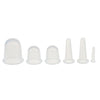 6 Piece Silicone Anti Cellulite Massage Vacuum Cupping Body Facial Cup Clear