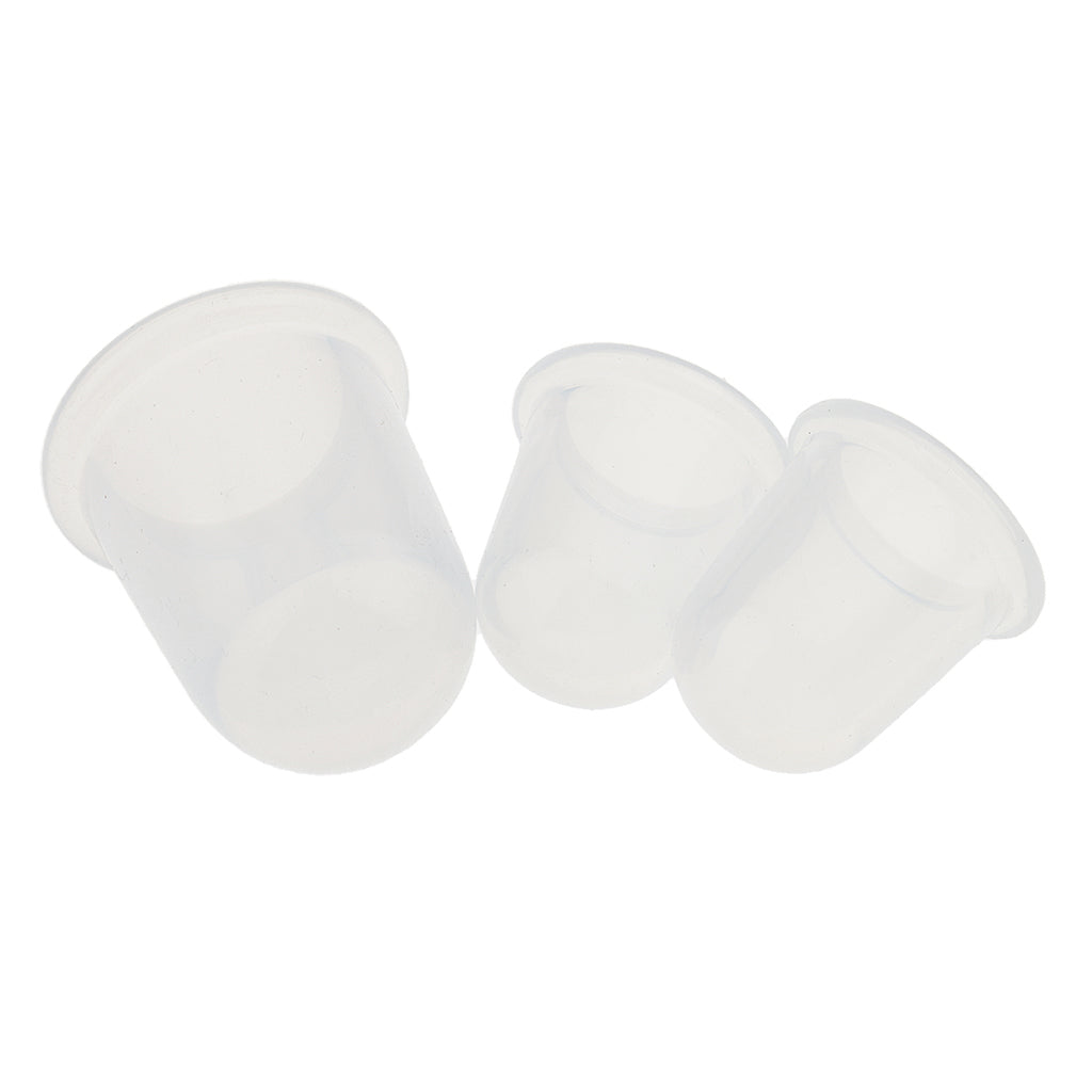 6 Piece Silicone Anti Cellulite Massage Vacuum Cupping Body Facial Cup Clear