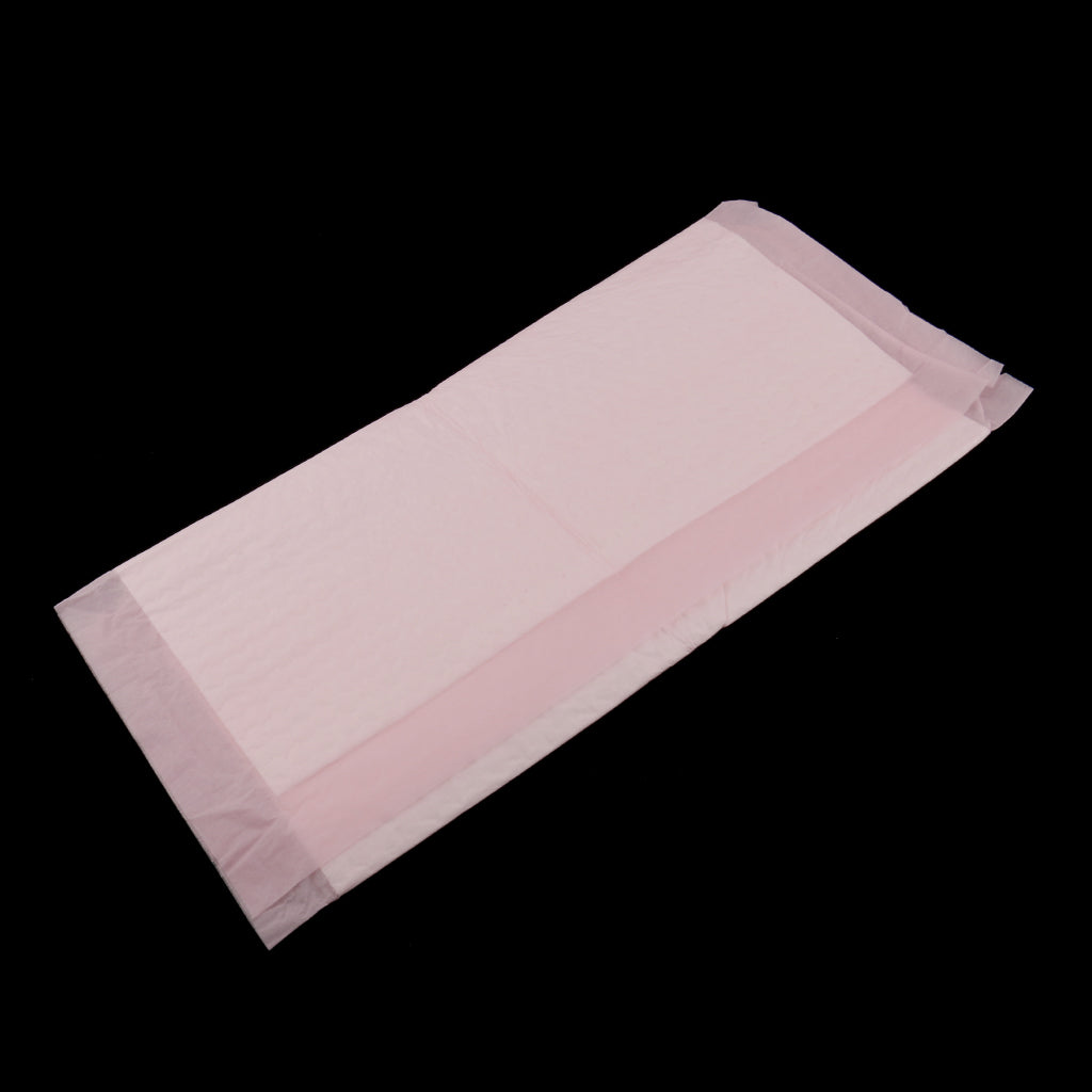 50 Pieces Adult Urinary Incontinence Disposable Bed Underpads 45x33cm Pink