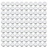 100 Pieces Empty Eyeshadow Blush Makeup Pans for Magnetic Palette Box Round