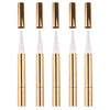 5 Pieces 3ml Travel Empty Twist Pen Cosmetic Container Tube Nail Tool Gold