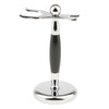 Men Barber Alloy Shaving Brush Safety Razor Holder Rack Stand 2 Prongs #1