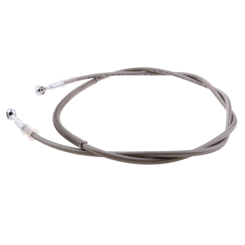 Brake Clutch Throttle Cable Oil Hose Line Pipe Fit for Motorcycle Silver