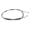 Brake Clutch Throttle Cable Oil Hose Line Pipe Fit for Motorcycle Silver