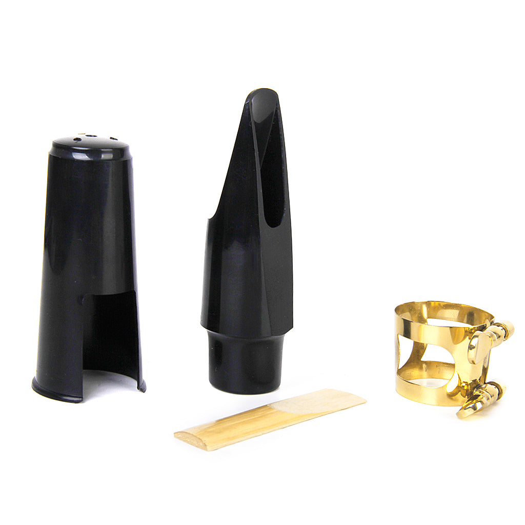 1 Set Alto Saxophone Mouthpiece with ligature cap 2.5 reed