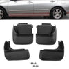 4Pcs Black Splash Guards Mud Flaps Fender for Honda Accord Sedan 03-07