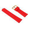 19/20/21/22/24mm Red Silicone Sport Watch Band Replacement Wristband 21mm