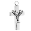 Cross Crystal Stainless Steel Urn Cremation Family Keepsake Pendant Mom