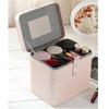 Waterproof PU Leather Jewelry Makeup Cosmetic Storage Display Case Bage