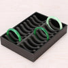 Bangle Bracelet Trays with 20 Slot Inserts for Jewelry Display Holder Black