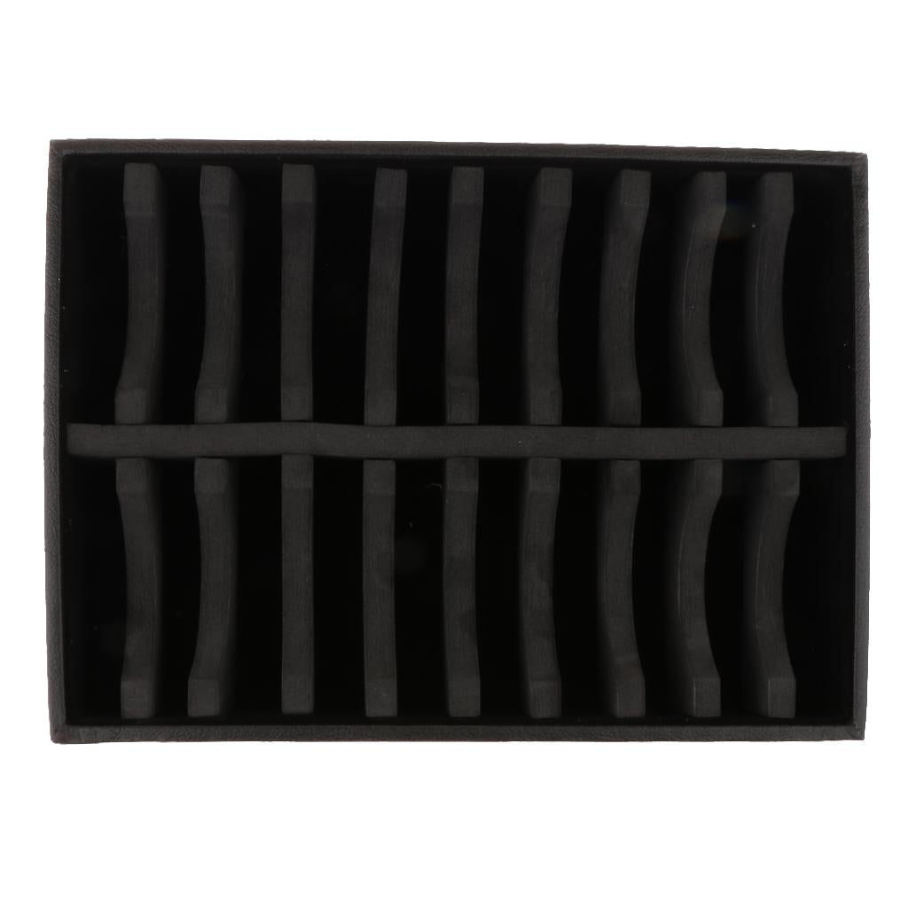 Bangle Bracelet Trays with 20 Slot Inserts for Jewelry Display Holder Black