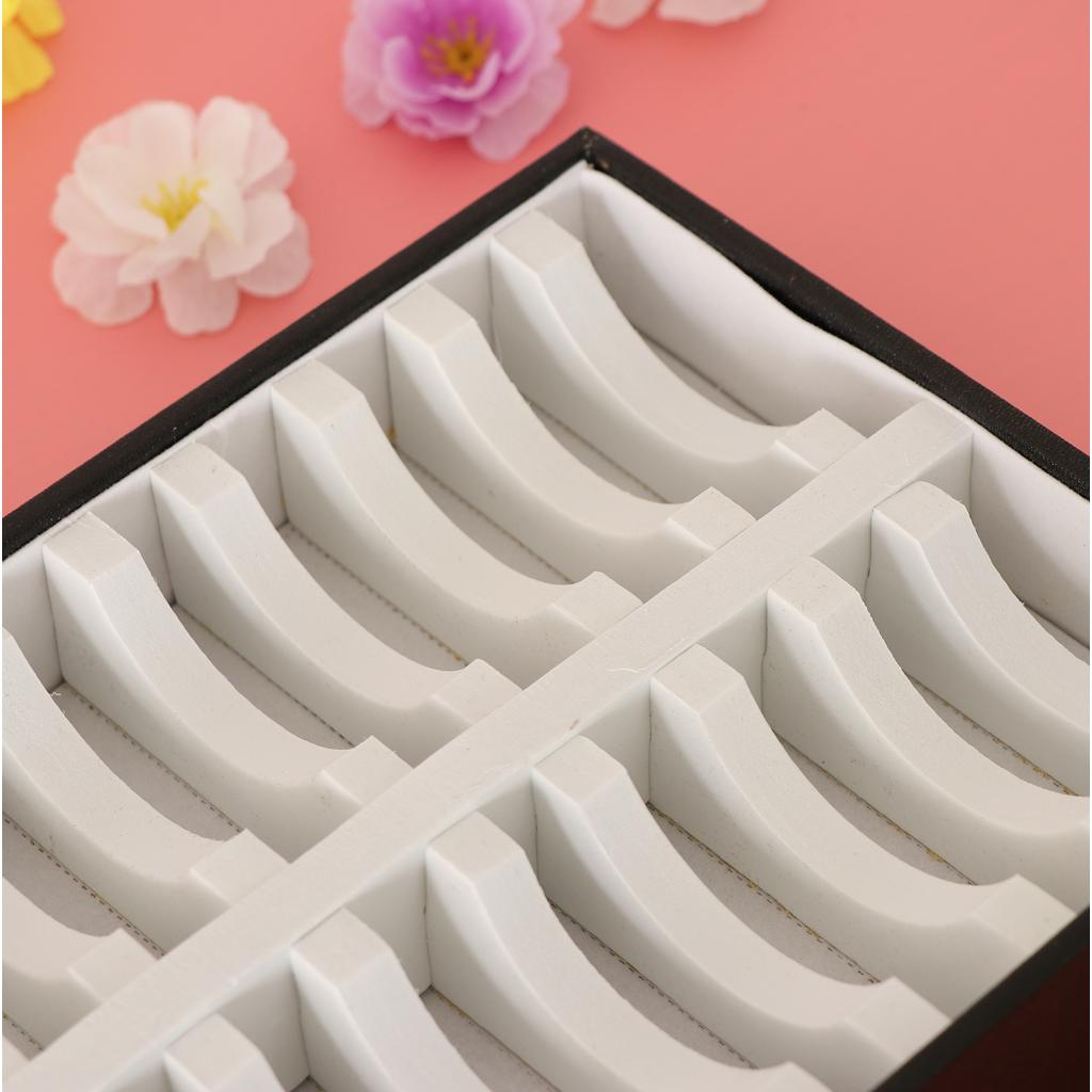 Bangle Bracelet Trays with 20 Slot Inserts for Jewelry Display Holder White