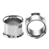 6 Pairs Stainless Steel Ear Gauges Stretching Tunnel Plugs Piercing 10mm