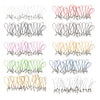 20pcs DIY Mobile Cellphone Keychain Lanyard Charms DIY Rope Silver