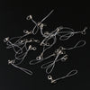 20pcs DIY Mobile Cellphone Keychain Lanyard Charms DIY Rope Silver