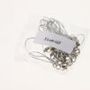 20pcs DIY Mobile Cellphone Keychain Lanyard Charms DIY Rope Silver