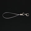 20pcs DIY Mobile Cellphone Keychain Lanyard Charms DIY Rope Silver