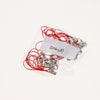 20pcs DIY Mobile Cellphone Keychain Lanyard Charms DIY Rope Red